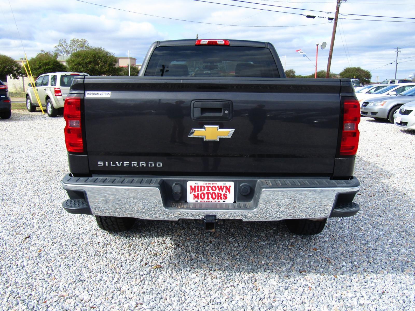 2014 Gray /Gray Chevrolet Silverado 1500 Work Truck 1WT Double Cab 2WD (1GCRCPEH1EZ) with an 4.3L V6 OHV 12V engine, Automatic transmission, located at 15016 S Hwy 231, Midland City, AL, 36350, (334) 983-3001, 31.306210, -85.495277 - Photo #5